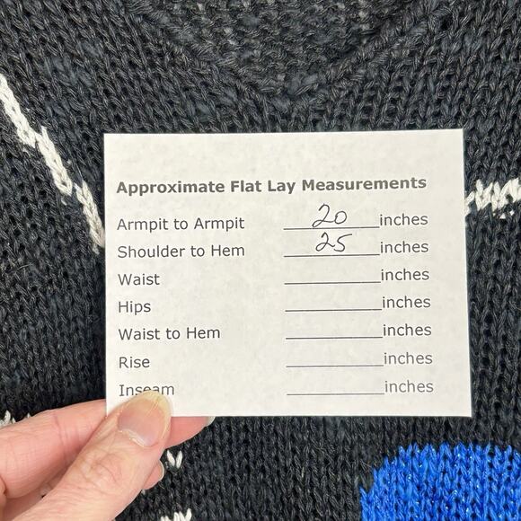 VTG David Brett Maximalist Linen Blend Sequin Sweater Womens L Bold 80s 90s Glam - Picture 7 of 7